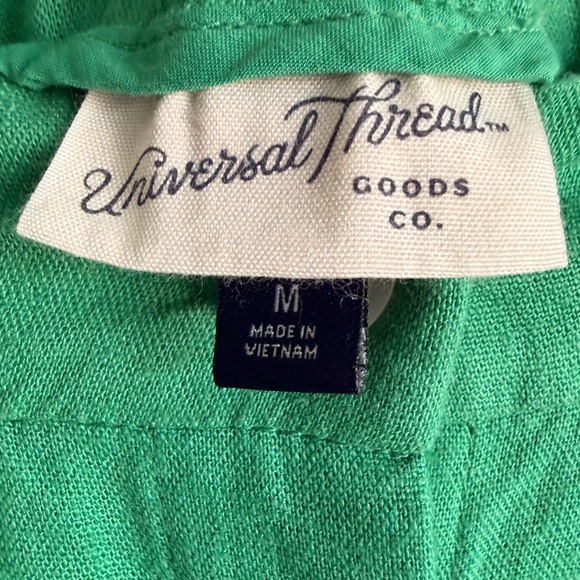 Green Button-Front Midi Skirt - Picture 4 of 5